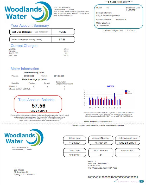Angola LNG proof of address utility bill template in Word and PDF format Angola LNG proof of address utility bill template in Word and PDF format